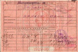 Окладной лист по единому сельскохозяйственному налогу на 1929-1930 год. 10 июля 1929 г. (ГААОСО. Ф. Р-1. Оп. 2. Д. 47022. Л. 33 об.)