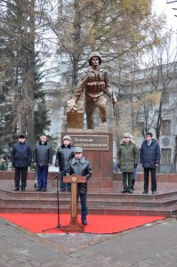 В день открытия памятника военным контрразведчикам. 17.11.2018